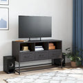 Meuble TV Centre de divertissement Meuble multimédia Meuble de salon Acier - 39,1 x 100,6 x 60,5 cm