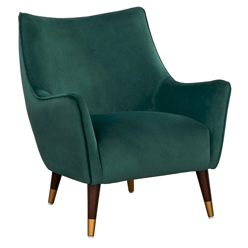 Chaise à dossier incurvé, chaise de salle à manger ergonomique à dossier enveloppant, siège confortable en mousse haute densité, assemblage facile, chaise moderne tendance pour table de salle à manger et entrée