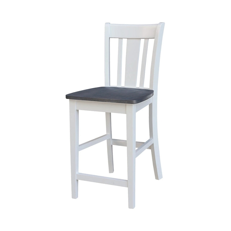 Tabouret de bar, tabouret de comptoir pivotant sans dossier, structure métallique robuste, embouts antidérapants, assise imperméable, mobilier moderne pour cuisine et bar