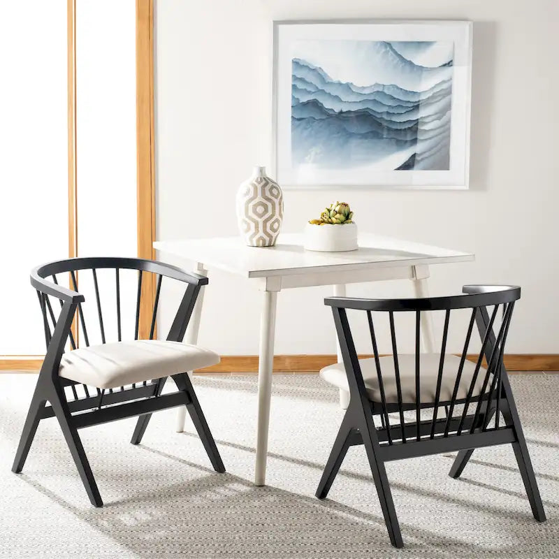 Chaise de salle à manger (lot de 2) - 23 L x 23 P x 30 H - 22 L x 22 P x 30 H