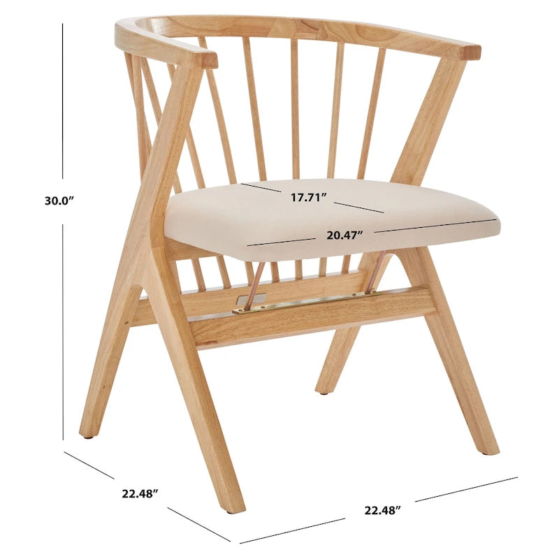 Chaise de salle à manger (lot de 2) - 23 L x 23 P x 30 H - 22 L x 22 P x 30 H