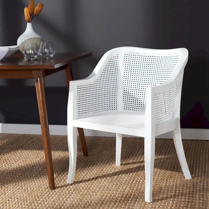 Chaise de salle à manger en cannage - 23,6 x 23,8 x 32,7 - 24 l x 24 P x 33 H
