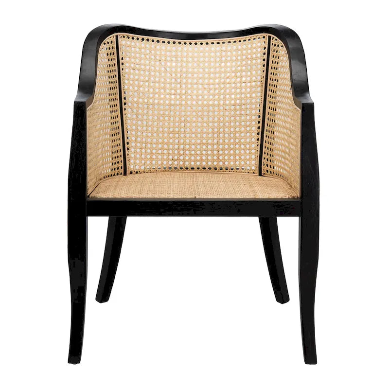 Chaise de salle à manger en cannage - 23,6 x 23,8 x 32,7 - 24 l x 24 P x 33 H