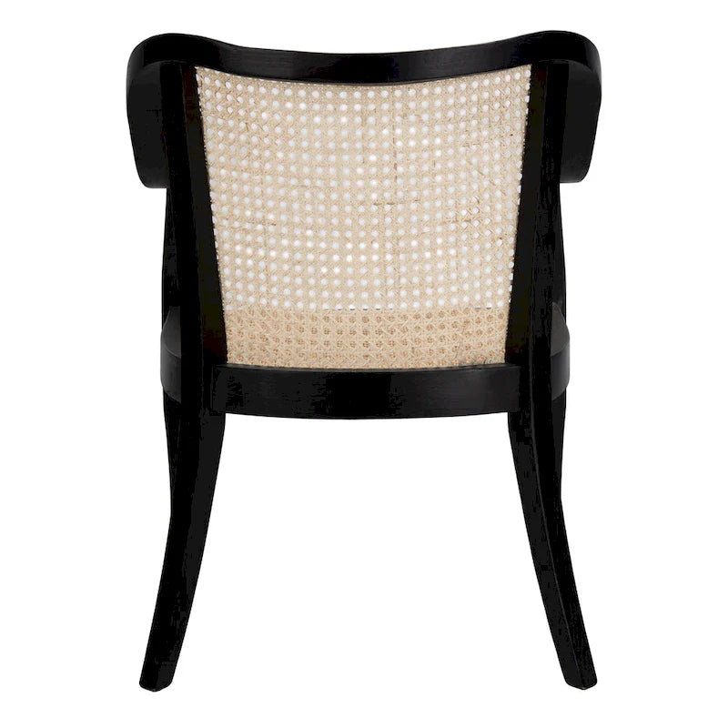 Chaise de salle à manger en cannage - 23,6 x 23,8 x 32,7 - 24 l x 24 P x 33 H