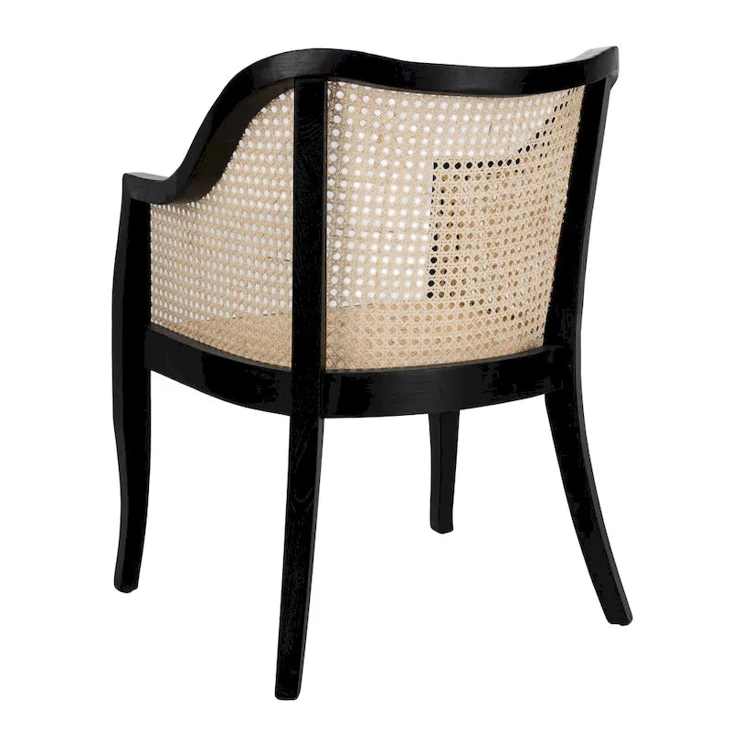Chaise de salle à manger en cannage - 23,6 x 23,8 x 32,7 - 24 l x 24 P x 33 H