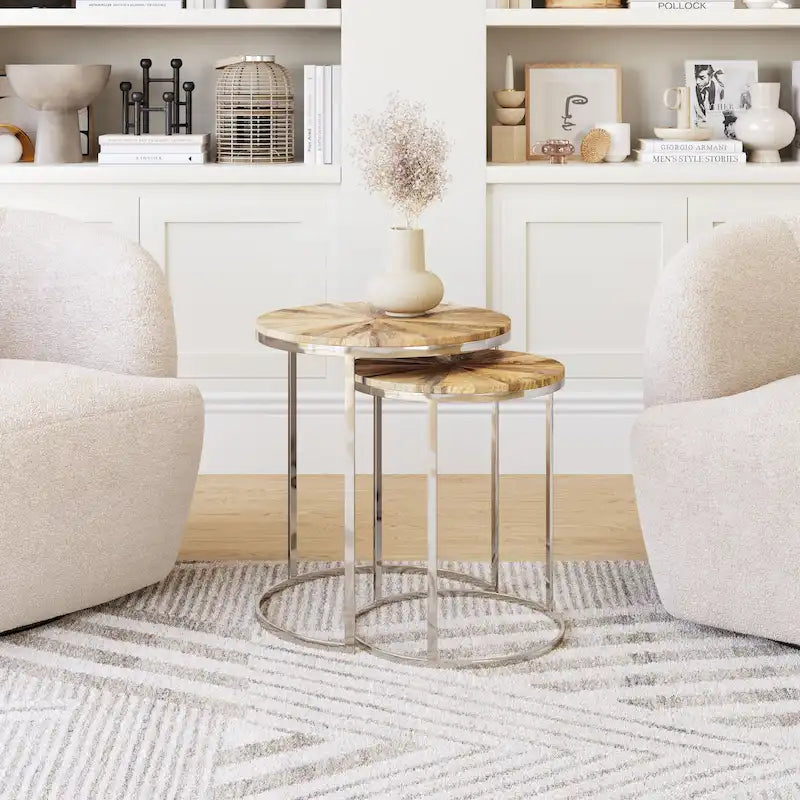 Table gigogne naturelle